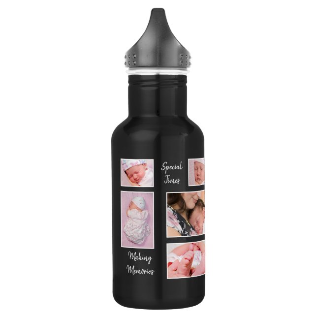 Bouteille D'eau 11 Photo Collage Faire des souvenirs Temps spéciau (Gauche)