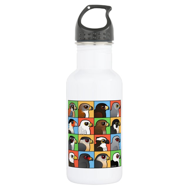 Bouteille D'eau 16 profils de Nord-américain Raptor (Devant)