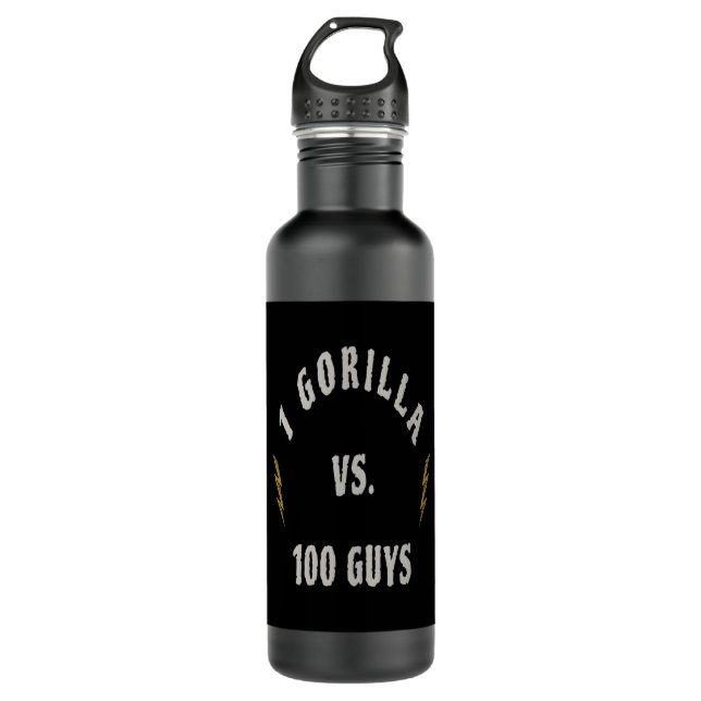 Bouteille D'eau 1 Gorilla vs. 100 Guys (Devant)