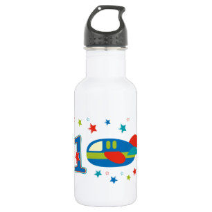 Bouteille D'eau 1er avion d'anniversaire