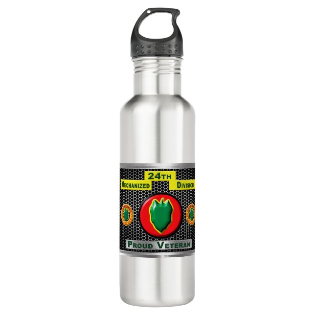 Bouteille D'eau 24e division d'infanterie mécanisée (Devant)
