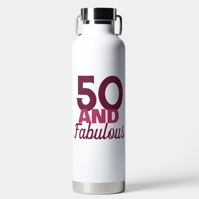 Bouteille D'eau 50 et fabuleux (Avant)