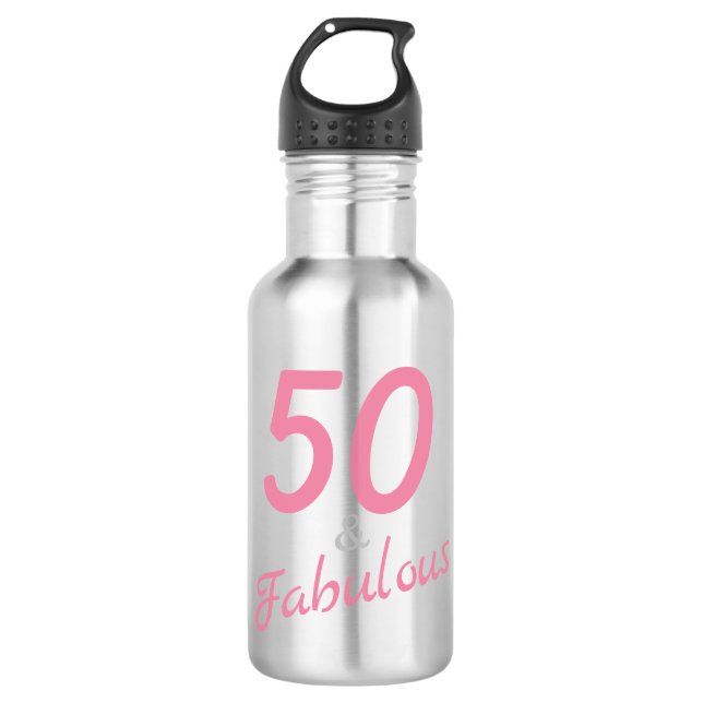 Bouteille D'eau 50 et Fabuleux anniversaire (Devant)