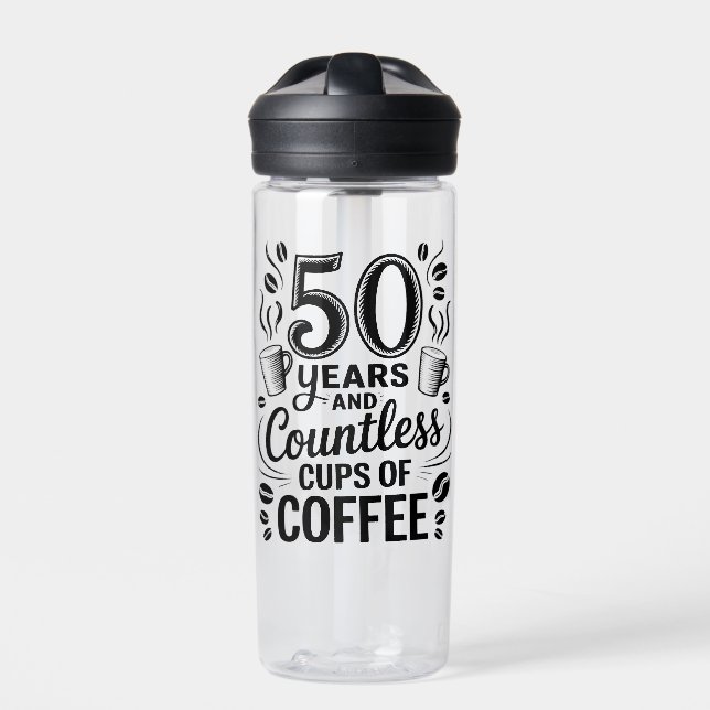 Bouteille D'eau 50 Years and Countless Cups of Coffee  (Extérieur)