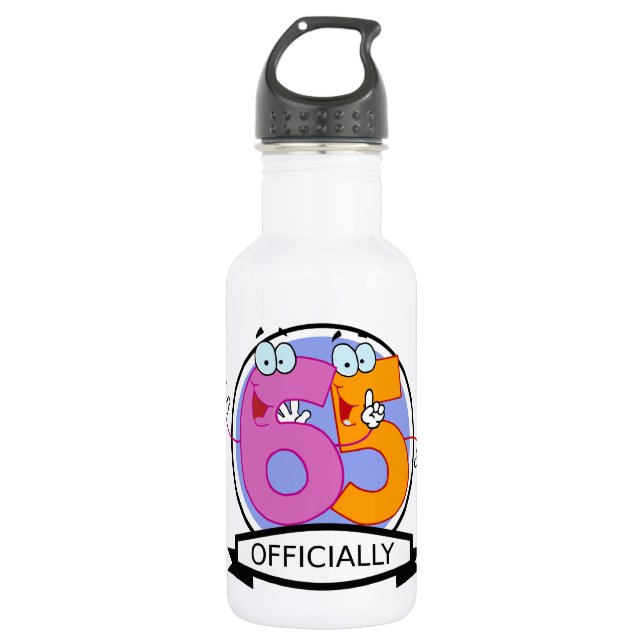 Bouteille D'eau 65 Anniversaire officiel (Devant)