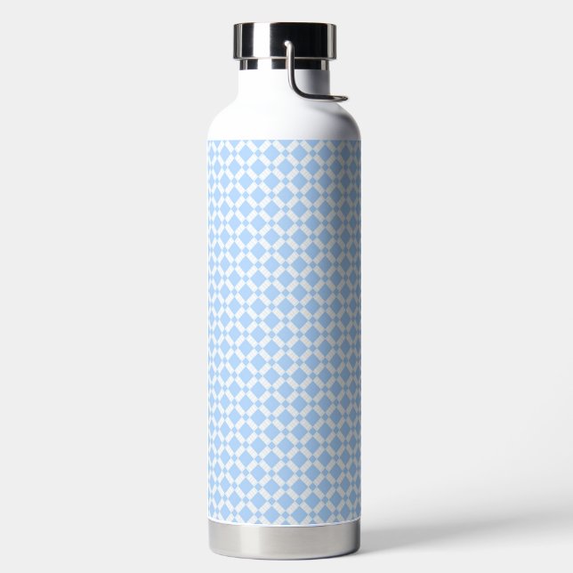 Bouteille d'eau à motif carreaux (Droite)