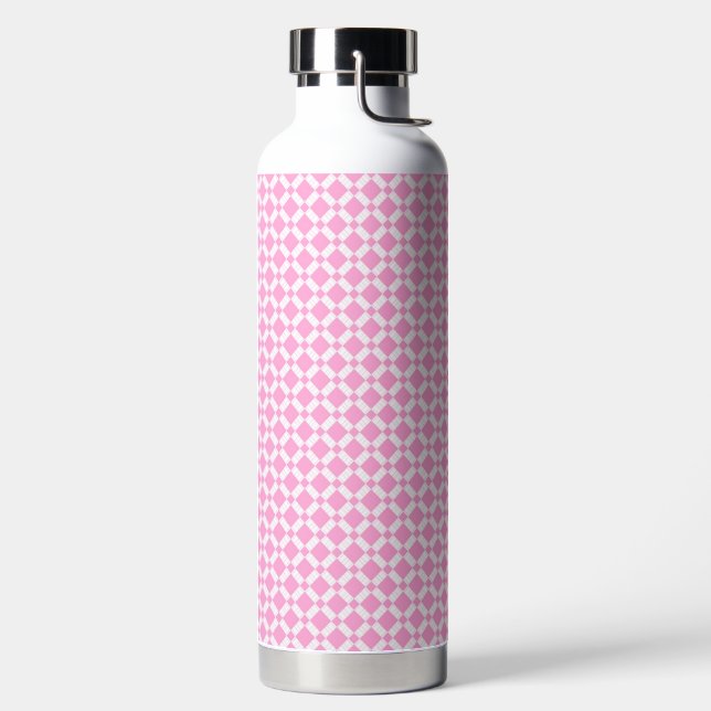 Bouteille d'eau à motif carreaux (Droite)