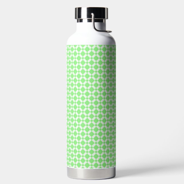 Bouteille d'eau à motif carreaux (Droite)