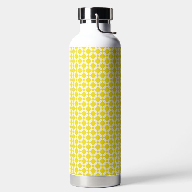 Bouteille d'eau à motif carreaux (Droite)