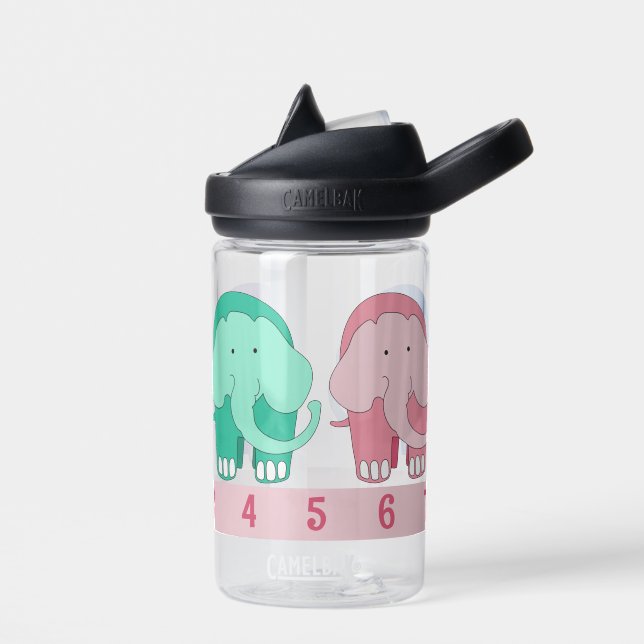 Bouteille d'eau à pieds d'éléphant (Gauche)