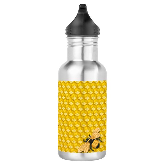 Bouteille D'eau Abeilles et nid d'abeilles (Droite)