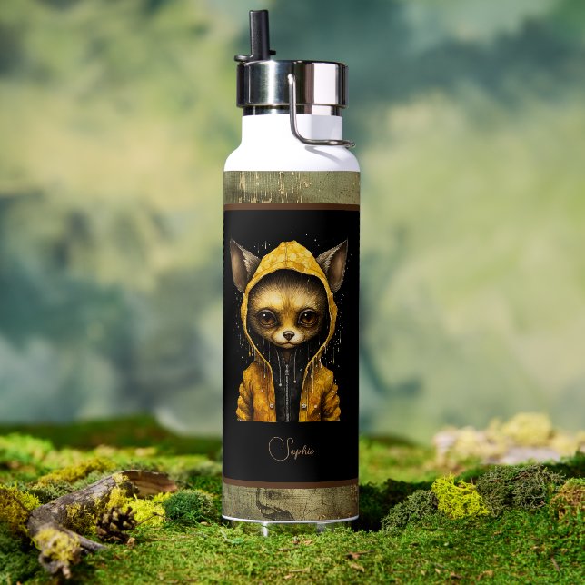 Bouteille d'eau Abstraite d'animal Thor (Couvercle)