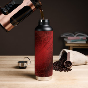 Bouteille D'eau Acceptation Médaillons de méditation rouge