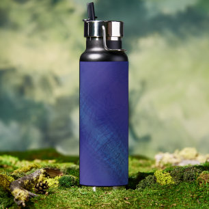 Bouteille D'eau Acceptation Motif de Blue Indigo Violet Shibori
