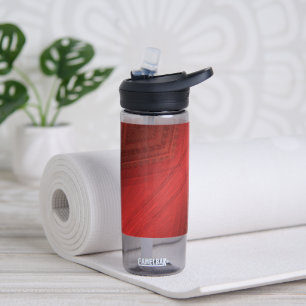 Bouteille D'eau Acceptation   Motif de Boho Eclectique Rouge