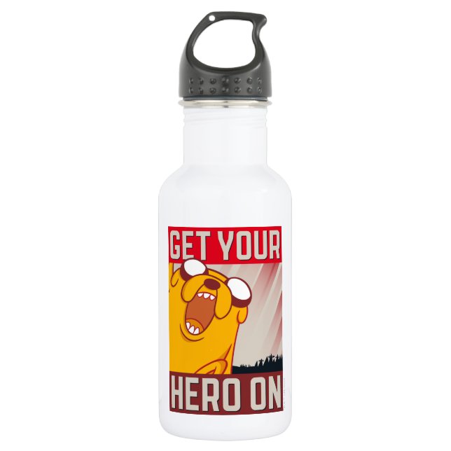 Bouteille D'eau Adventure Time | Jake "Get Your Hero On" (Devant)