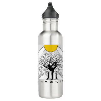 Bouteille D'eau Affirmations Yoga Tree Water Bottle