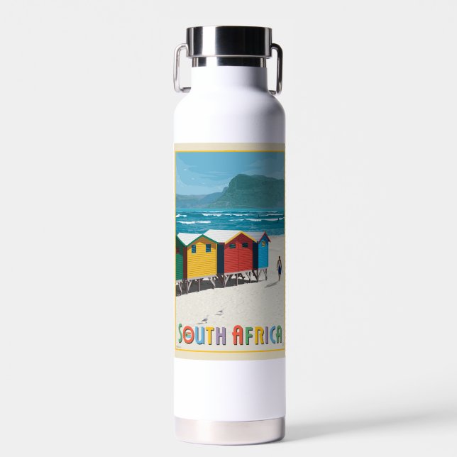 Bouteille D'eau Afrique du Sud | Plage de Muizenberg (Avant)