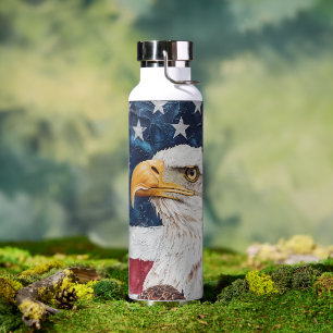 Bouteille D'eau Aigle du drapeau patriotique américain