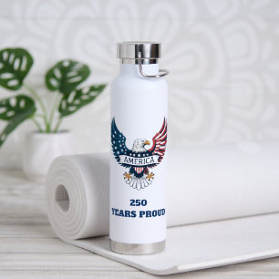 Bouteille D'eau Aigle Patriotique 250e Anniversaire Indépendance A