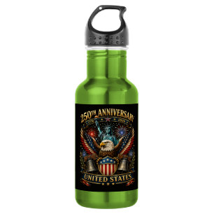 Bouteille D'eau Aigle patriotique du 250e anniversaire des États-U