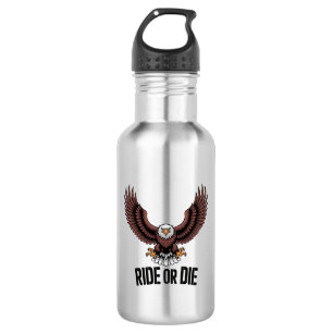 Bouteille D'eau Aigle sans peur - Bold Biker Spirit