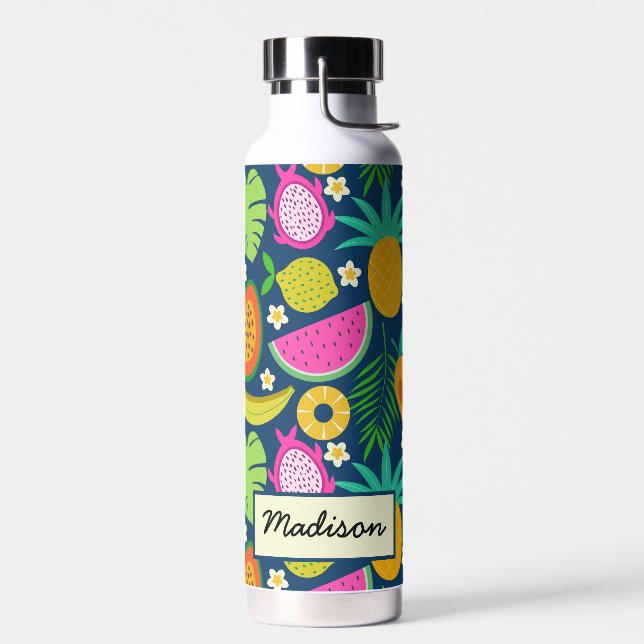 Bouteille D'eau Aiguille tropicale Banane pastèque Fruits sur mesu (Gauche)