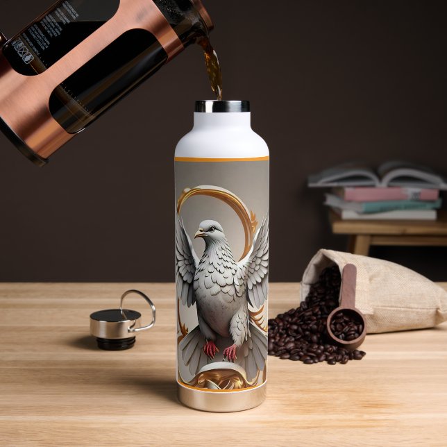 Bouteille D'eau "Ailes de la victoire" (Café)