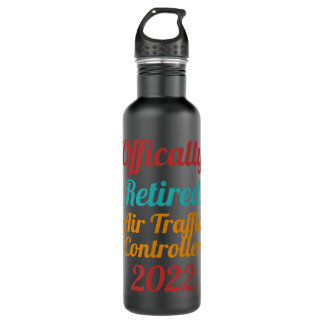 Bouteille D'eau air-traffic-controller Official Retired 2022 funny