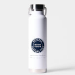 Bouteille D'eau Ajouter Business and Brand Logo Entreprise Employé<br><div class="desc">Ajoutez le logo de votre entreprise pour remplacer cette image de logo réservé par la vôtre afin de commercialiser votre entreprise sans effort ou comme un swag pour un événement d'entreprise. Les logos carrés sont également parfaits pour remplacer ce logo réservé. Cliquez sur le bouton "Personnaliser" pour télécharger le logo...</div>