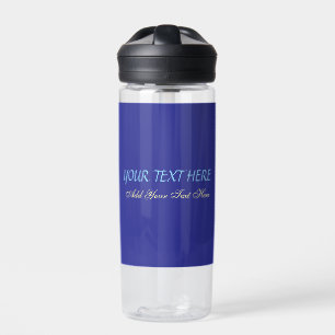 Bouteille D'eau Ajouter votre propre texte Slogan minimaliste mode