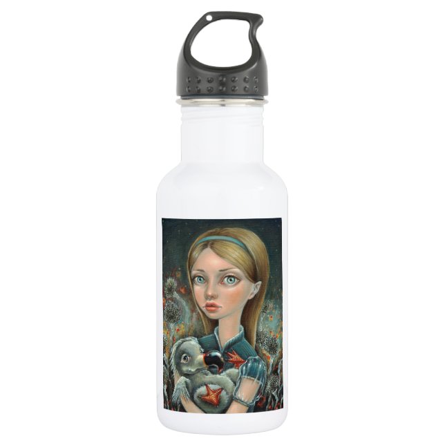 Bouteille D'eau Alice et dronte (Devant)