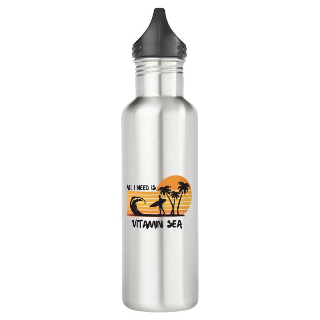 Bouteille D'eau All I need is vitamin SEA T-shirt. TRAVEL MUG (Gauche)