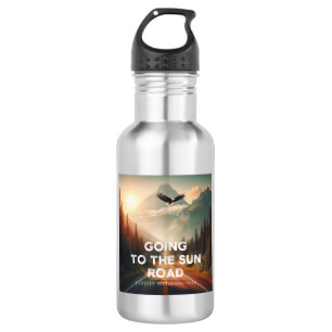 Bouteille D'eau Aller Au Sun Road Montana Eagle