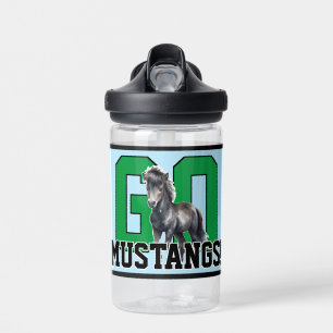 Bouteille D'eau Allez les Mustangs ! Équipe sportive pour enfants 
