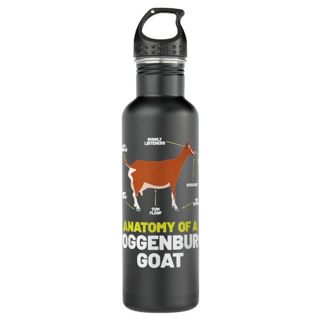 Bouteille D'eau Amateurs de chèvre animal de compagnie mème animal (Devant)