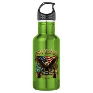 Bouteille D'eau Américain 250e anniversaire USA Patriotique 4 juil