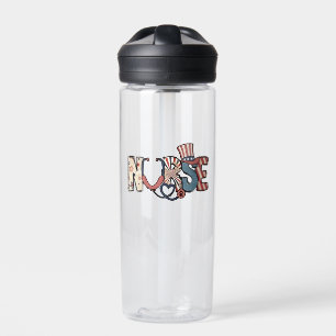 Bouteille D'eau American Nurse 4 juillet Patriotic USA Flag Nurs
