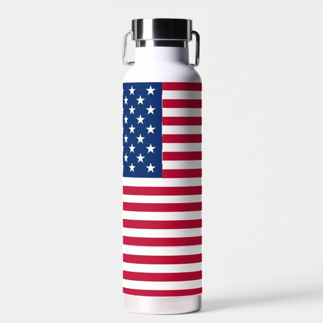 Bouteille D'eau American USA Flag Pride Design-76353 (Avant)