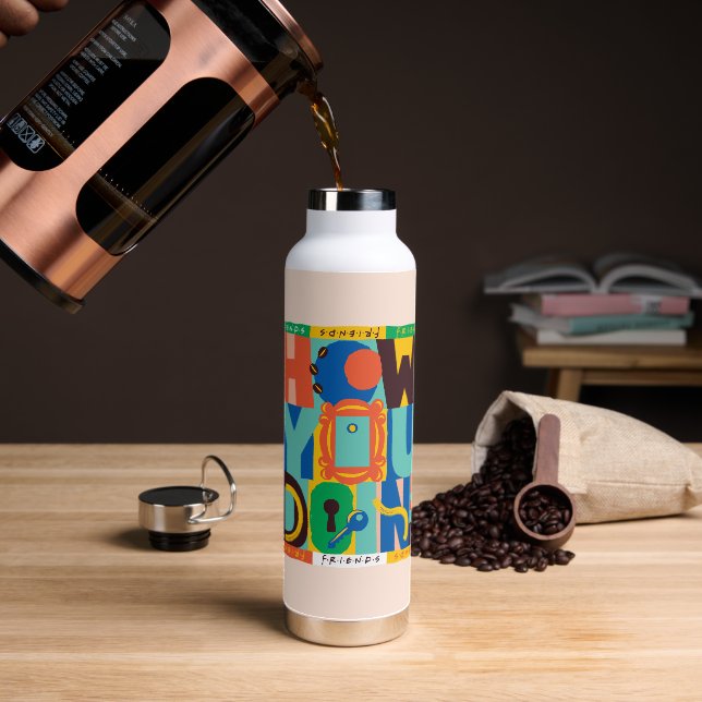 Bouteille D'eau AMIS™ | Comment faire' - Graphisme dynamique (Gym)