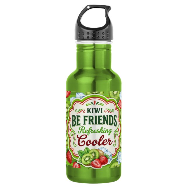 Bouteille D'eau Amis de Kiwi (Devant)