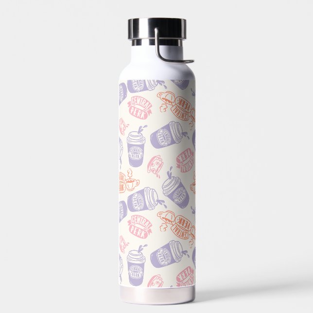 Bouteille D'eau AMIS™ | Pastel Central Perk Motif (Gauche)