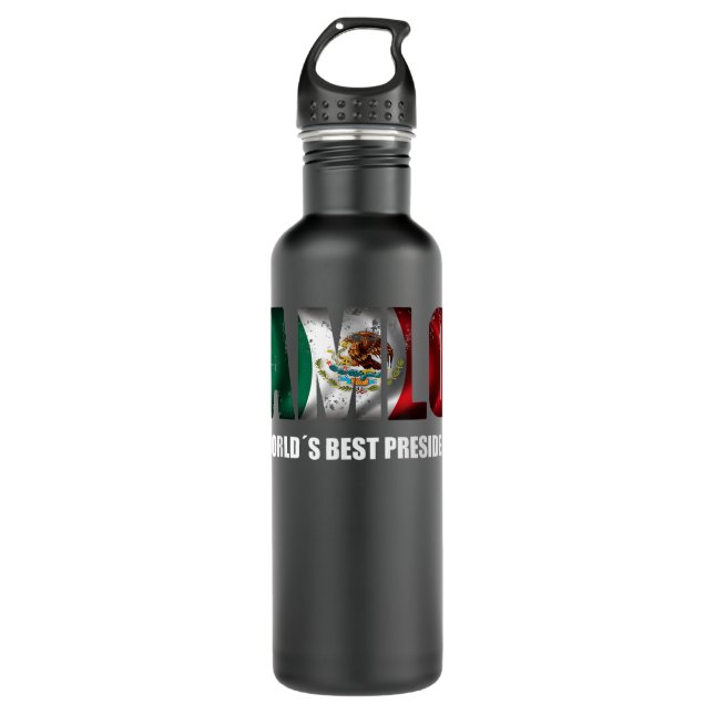 Bouteille D'eau AMLO Andres Lopez Obrador Président mexicain (Devant)