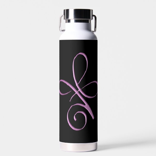 Bouteille D'eau Amour inconditionnel rose (Avant)