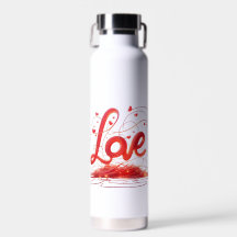 Amour Tissé Avec Des Fils Rouges