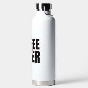 Bouteille D'eau Amoureux du Café – Accro du Café Matin Désir de Ca