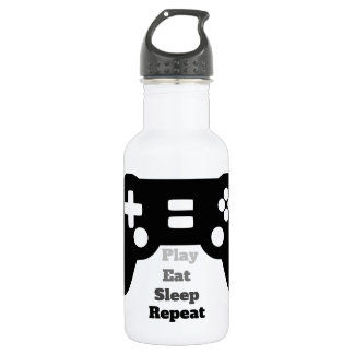 Bouteille d'eau amoureux du jeu.