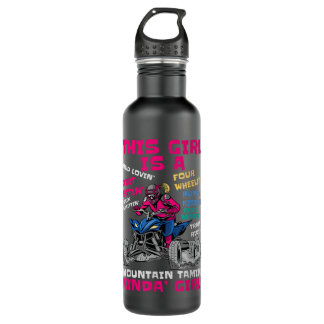 Bouteille D'eau Amusant VTT quad équitation Girl All Terrain Quatr