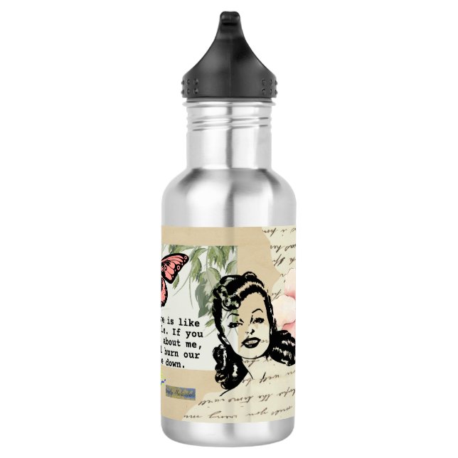 Bouteille d'eau amusante et impertinente (Droite)