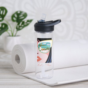 Bouteille D'eau Amusons-nous - Le Lotus Blanc